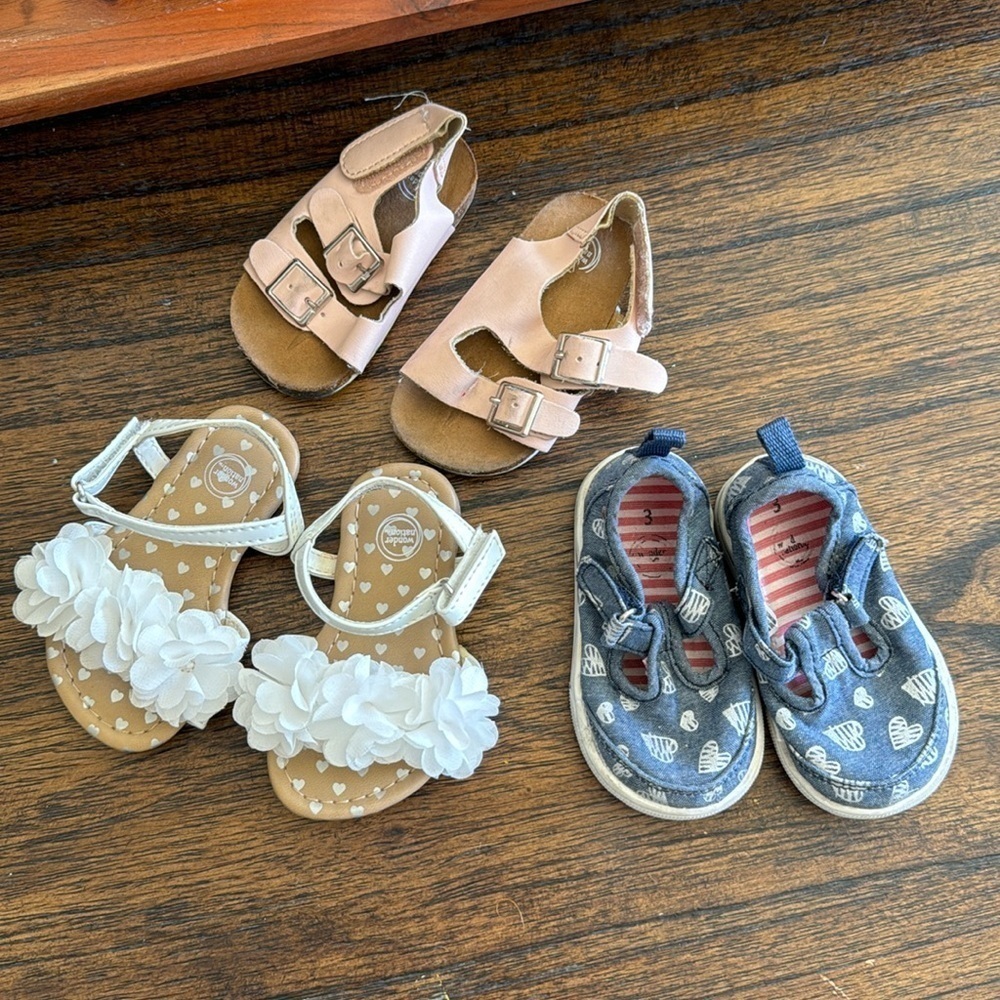baby toddler shoe bundle size 3